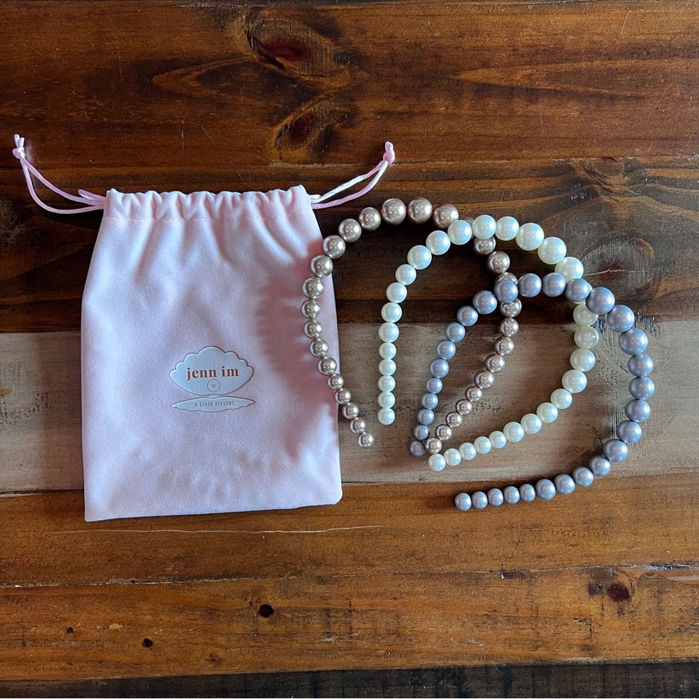 Jenn im x 8 other reasons pearl headband bundle